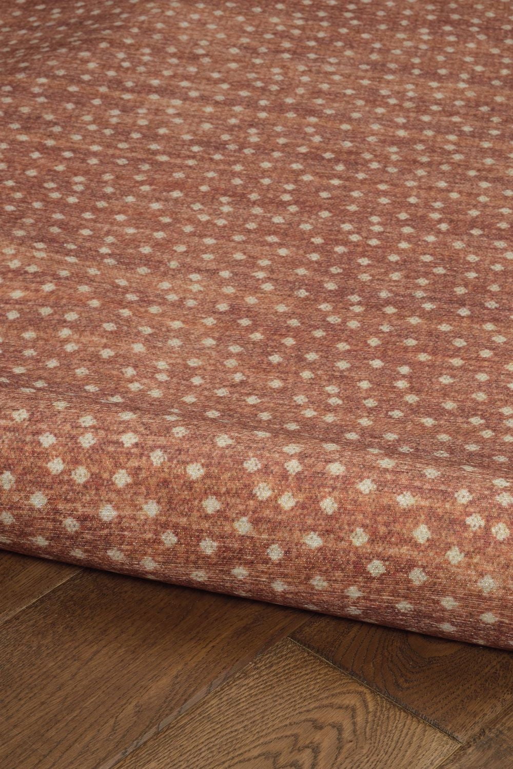 Tapis d'extérieur lavable Estero orange & ivoire 5 pi x7 pi