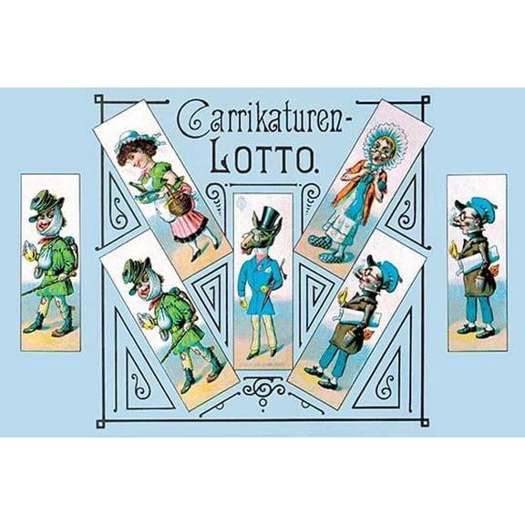 Carrikaturen Lotto- Fine Art Canvas Print (20" x 30")