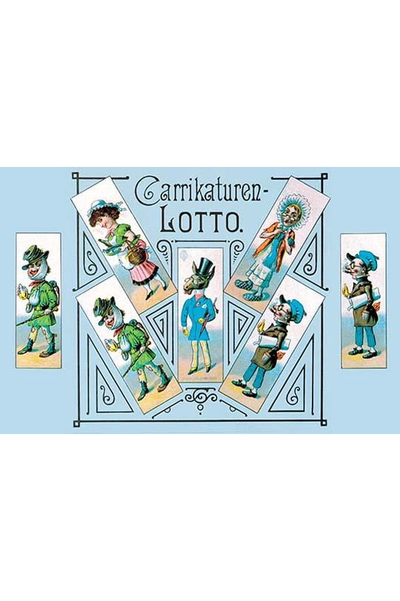 Carrikaturen Lotto- Fine Art Canvas Print (20" x 30")