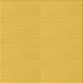thumbnail image 1 of Ahgly Company Machine Washable Indoor Square Transitional Yellow Area Rugs, 6' Square, 1 of 7