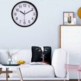 thumbnail image 3 of 1 Packs Non-Ticking Silent Wall Clocks 10 Inch Classic Quartz Decor Clock Easy to Read for Room/Home, 3 of 5