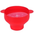 thumbnail image 1 of Bol à Maïs Soufflé, Moule à Maïs Soufflé Réutilisable Pliant avec Couvercle pour Four pour Réfrigérateur pour Micro-Ondes avec Poignée - Rouge, 1 of 8