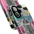 thumbnail image 2 of NYC Collage Phone Case, Retro Travel Aesthetic Empire State Building Taxi Design Protective Cover, Trendy Vintage iPhone Case for iPhone 17 16 15 14 13 12 11 Pro Plus Mini, 2 of 6