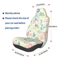 thumbnail image 3 of Fotbe Watercolor Wildflowers Funda para Asiento de Auto con Estampado – Impermeable y Antisudor – Ajuste Universal, Lavable a Máquina, Antideslizante (1 Pieza), 3 of 5
