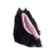 thumbnail image 5 of Pegatina de orejas de gato para casco de motocicleta, autoadhesiva, divertida y fácil de colocar. Negro, 5 of 8