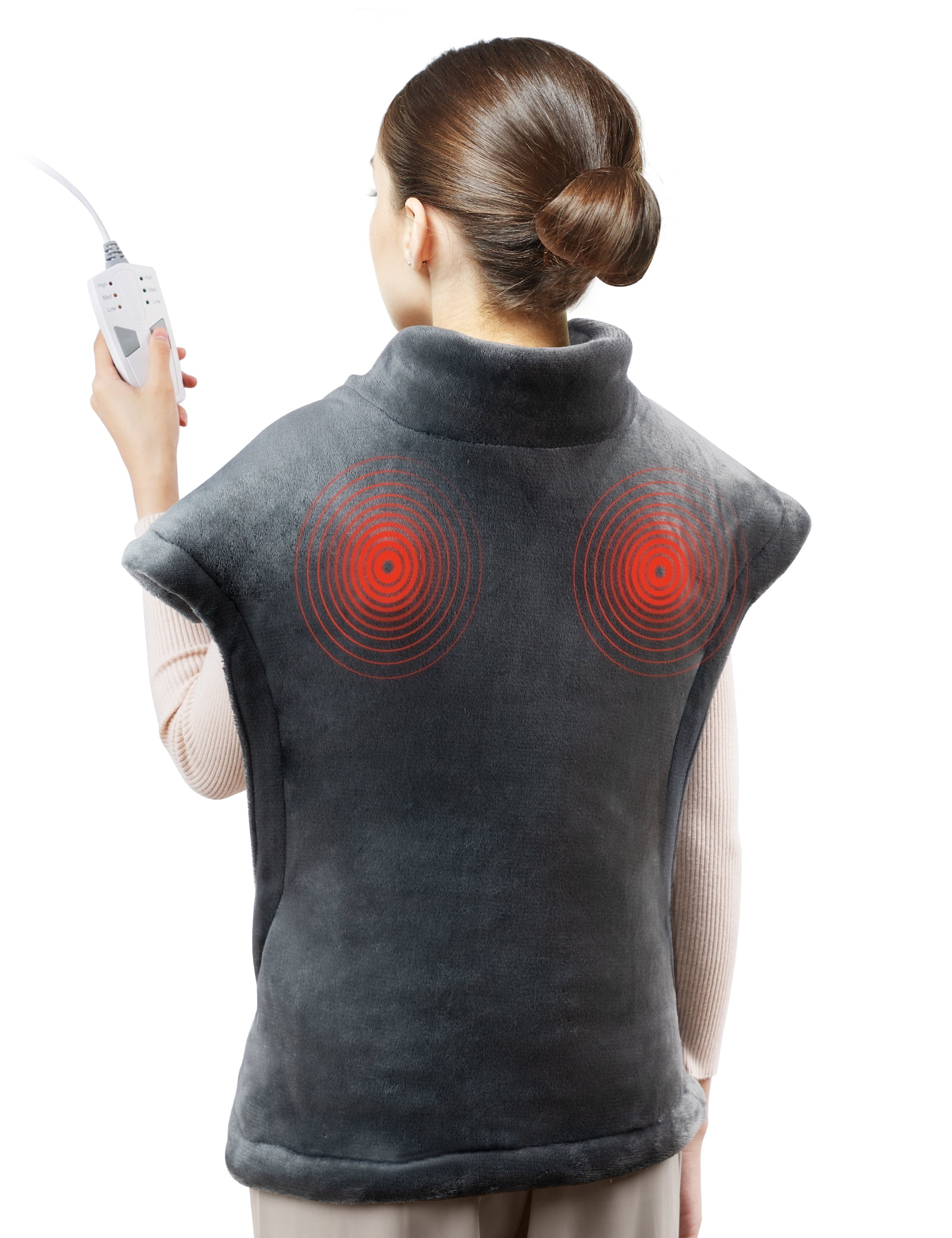 Heating Pad for Back Pain Relief, 24" x 29.5" ExtraLarge Electric