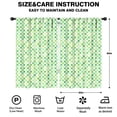 thumbnail image 2 of Blackout Kids Curtains,Green Yellow Checkerboard Checkered Pattern Childrens Insulated Curtains Set Of 2,Bedroom Essentials,Toddler Room Decor 52"x84", 2 of 5