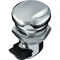 Kuryakyn 1467 Motorcycle Accessory: Push Button Fuel Door/Panel Latch for 1992-2019 Harley-Davidson Motorcycles, Chrome