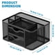 thumbnail image 4 of Organizador de escritorio Marbrasse Mesh con 2 cajones y 5 compartimentos, 4 of 7