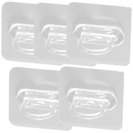 

Household Storage SAWVNM Household Non-marking Free Perforated Ring Sticky Hook Wall Hook Spray Bottle Storage Hanging Multi-purpose Hanging Ring on Clearance