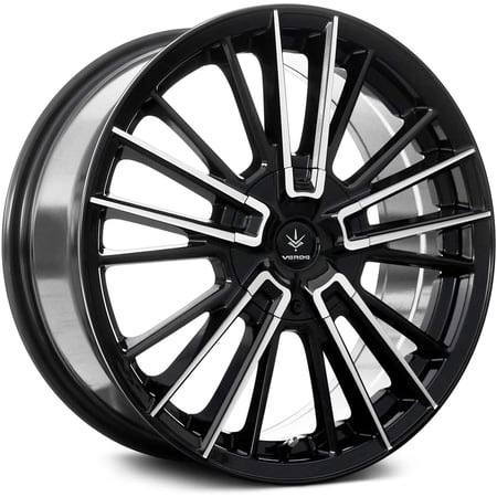 Verde Wheels - V10 Influx Black with Machined Face Wheel (18x7.5 /4x100mm/+40 Offset)