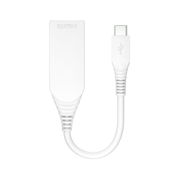 Onn Usb C To Hdmi Adapter White Walmart Com Walmart Com
