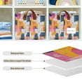 thumbnail image 4 of Yayeee Foldable Storage Basket for Shelves with Handles Waterproof Cloth Bins, Art Geometric, 4 of 7