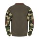 thumbnail image 4 of Blusas y camisas de manga larga con cuello redondo para hombre, talla grande, media cremallera, cuello redondo, estampado vintage de camuflaje, blusa de poliéster de manga larga para hombre, 4 of 4