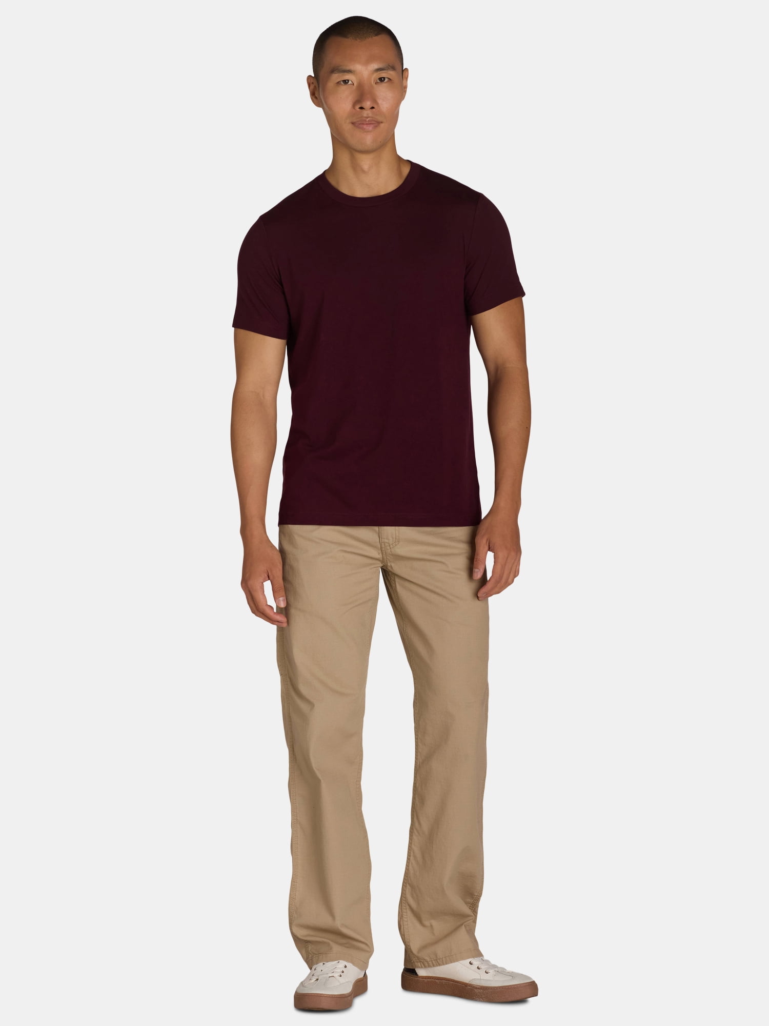George Men's 5-Pack Crewneck Tee with Short Sleeves, Sizes XS-3XL