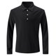 thumbnail image 1 of pstuiky camisa de manga larga para hombre, Camisa blusa de manga larga con cuello alto y botones estilo casual a la moda para hombre Tops de hombre xxl, 1 of 5