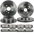 thumbnail image 1 of Brakes Kits, CCIYU Front Rear Premium Brake Rotors + Ceramic Brake Pads fit for 2013-2017 for Lexus ES300h,2007-2012 2014 for Lexus ES350,2008-2014 for Toyota Avalon,2007-2011 for Toyota Camry, 1 of 5