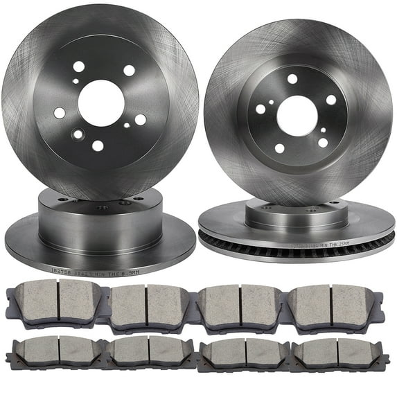 Brakes Kits, CCIYU Front Rear Premium Brake Rotors + Ceramic Brake Pads fit for 2013-2017 for Lexus ES300h,2007-2012 2014 for Lexus ES350,2008-2014 for Toyota Avalon,2007-2011 for Toyota Camry