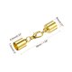 thumbnail image 2 of 10uds Cordón Extremo Unique Bargains Tapa 7.5mm ID Langosta Garra Cierre Extremo Dorado Tono, 2 of 5