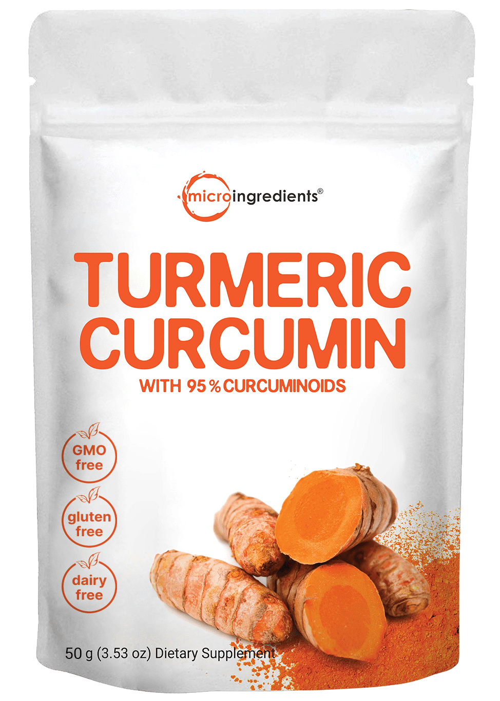 Micro Ingredient Curcumin 95 (Turmeric Extract) Powder, 50 Grams