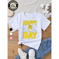 thumbnail image 1 of Children's T-Shirt Pure Cotton T-Shirt Happy Labor Design with Wrenches and Fist Print Gift for Boys and Girls Available Perfect for School Events and Daily Wear, 1 of 6