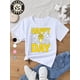 thumbnail image 1 of Children's T-Shirt Pure Cotton T-Shirt Happy Labor Design with Wrenches and Fist Print Gift for Boys and Girls Available Perfect for School Events and Daily Wear, 1 of 6