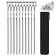 thumbnail image 1 of Metal Kebab Skewers Flat Long Stainless Steel Wide Reusable BBQ Barbecue Shish Kabob Sticks Skewers, 1 of 4