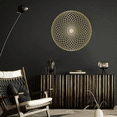 thumbnail image 6 of CIFbuy Circular Spiral Geometric Wall Art Luxe Modern 3D Wall Decor for Living Room Minimalist Accent (TikTok, temu pick-up service), 6 of 9