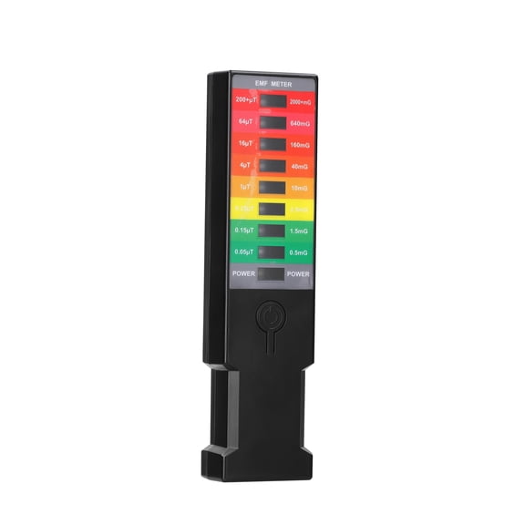 Radiation tester,Meter Handheld Emf Environmental 9 Led Emf Meter Portable Field Emf Meter Environmental Tester Lanru Qudai