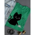 thumbnail image 3 of Eat It. Kitten W Mouse T-Shirt Women -Smartprints Designs, Female Large, 3 of 4