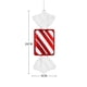 thumbnail image 3 of Bola de caramelo colgante de Navidad, bastón de caramelo, piruleta de caramelo roja y blanca, decoración para árbol de Navidad, hogar, como se muestra, como se muestra, 3 of 5