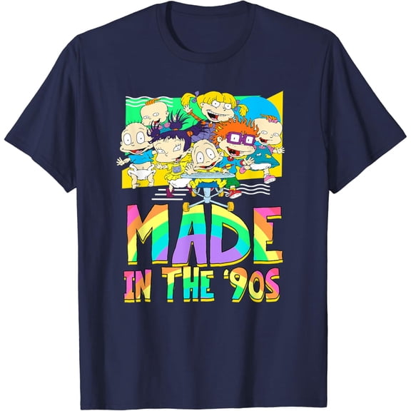 Rugrats - Made In The 90S - Rainbow Gradient T-Shirt Unisex S-5XL Hot Trending Shirt, Vintage Birthday Gift