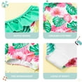 thumbnail image 5 of Jeccie Baby Girls One Piece Swimsuit One Shoulder Ruffle Swimwear Beach Bathing Suit 2-3 Years, 5 of 7