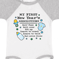 thumbnail image 4 of Inktastic My First New Years Resolutions with Baby Clip Art and Stars Boys Baby Bodysuit, 4 of 5