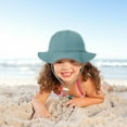 thumbnail image 4 of Dalrosia Baby Sun Hat Toddler Cap Beach Hats with UPF 50+ Protective Sunscreen Newborn Bucket Hat for Boys Girls 3-12M, 4 of 4