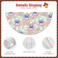 thumbnail image 3 of Sikiie Bulldog Nativity Christmas Tree Skirt, Jesus Christian Winter Holiday Tree Mat Decoration(30-48IN)30", 3 of 6