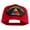 Red, variant on 1st Armored Division Old Ironsides Patched Solid Cotton Twill Pro Style Cap - Navy OSFM