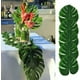 thumbnail image 5 of Paquete de 12 hojas de palma artificiales (8 pulgadas), decoración de hojas de palma, hojas tropicales artificiales, hojas artificiales para decoración de cumpleaños tropical, 5 of 5