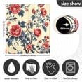 thumbnail image 3 of BZSMCE Dishwasher Magnet Cover Magnetic Sticker Creatively Roses in Bloom Printed 23"x26", 3 of 6