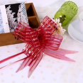 thumbnail image 1 of Cintas de lazo de tracción de Navidad, decoración de nudo de coche de boda de Año Nuevo para árbol de Navidad, Caja de Regalos, lazos de envoltura, lazos de cinta artesanales, 10 piezas, 1 of 4
