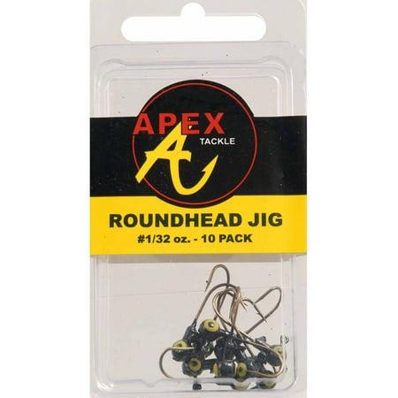 Apex Jig Heads, 1/32 oz, 10-Pack - Walmart.com