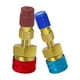 thumbnail image 1 of de acopladores rápidos R1234Yf, 2 uds., accesorios de carga de CA, conectores de ajuste de de CA, adaptador R1234Yf a R134A Zulema  Acopladores rápidos, 1 of 8