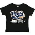 thumbnail image 3 of Inktastic Worlds Best Big Bro Gift for Brother Boys Toddler T-Shirt, 3 of 5