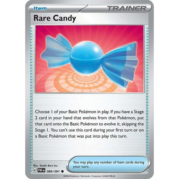 Pokemon Paldean Fates Uncommon Rare Candy #89