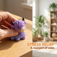 thumbnail image 5 of Fountwell Kawaii Highland Cow Squis+hy Toys, Slow Rising Stress Relief Squeeze – Cute Cow Figure, 2.36×3.15in Soft Foam, Anxiety Relief Gift, 5 of 6