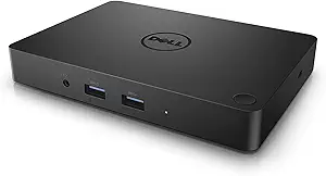 Restored DELL WD15 USB -C Triple Display Docking Station 4K With Power adapter (Refurbished)