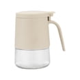 thumbnail image 2 of Tarro de condimentos de vidrio de gran apertura | Contenedor de especias transparente sellado a prueba de fugas | Vidrio resistente al calor de grado alimenticio | Verde Blanco Gris | 12,7 x 7,5 x 7, 2 of 6