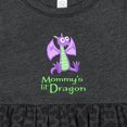 thumbnail image 4 of Inktastic Mommy's Lil' Dragon Girls Baby Dress, 4 of 5