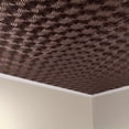 thumbnail image 4 of FASÄDE Cyclone Decorative Vinyl Glue Up Ceiling Panel in Oil Rubbed Bronze (12X12 Inch Sample), 4 of 6