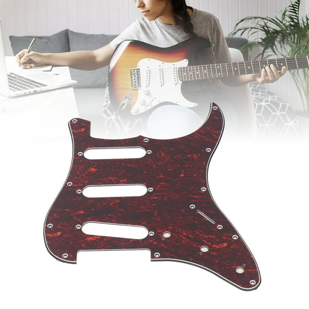 Golpeador De Guitarra Eléctrica Estilo Jazzmaster – Placa Antirrayas De Aluminio 13 Agujeros, Blindaje Superior